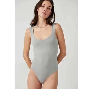 Free People Clean Lines Bodysuit Size L